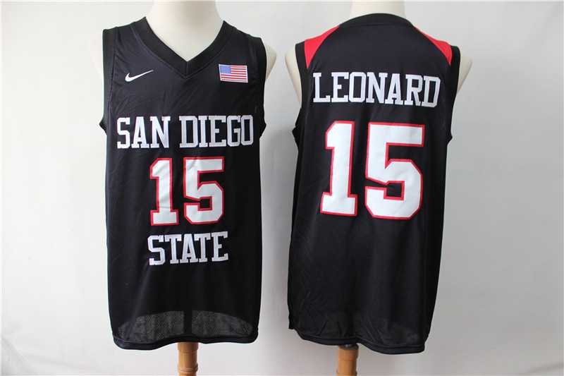 Nike San Diego State 15 Kawhi Leonard Black College Basketball Jersey,We sell and wholesale Nike San Diego State 15 Kawhi Leonard Black College Basketball Jersey on line form chian!